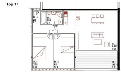 Grundriss Top 11