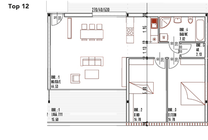 Grundriss Top 12